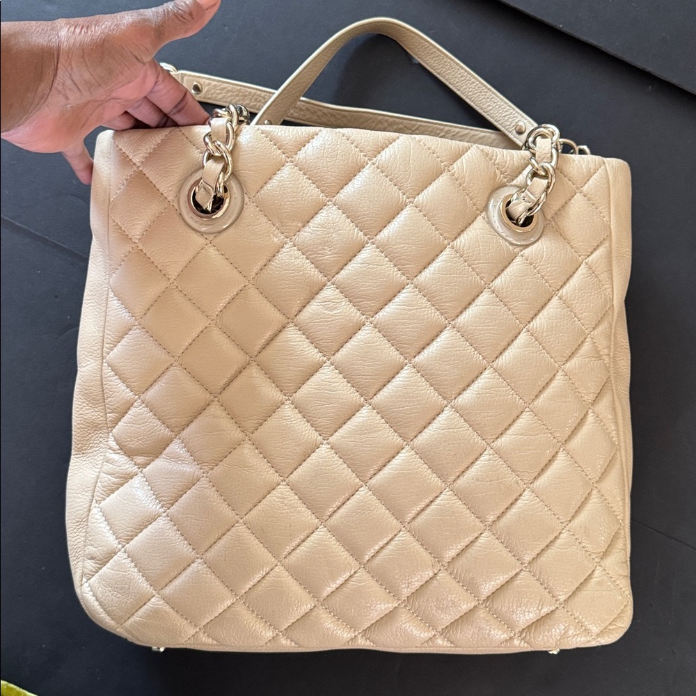 Large Kate Spade Quilted Leather Tote Bag - Picture 7 of 17